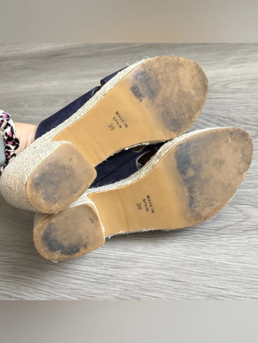 Cordani espadrille platform